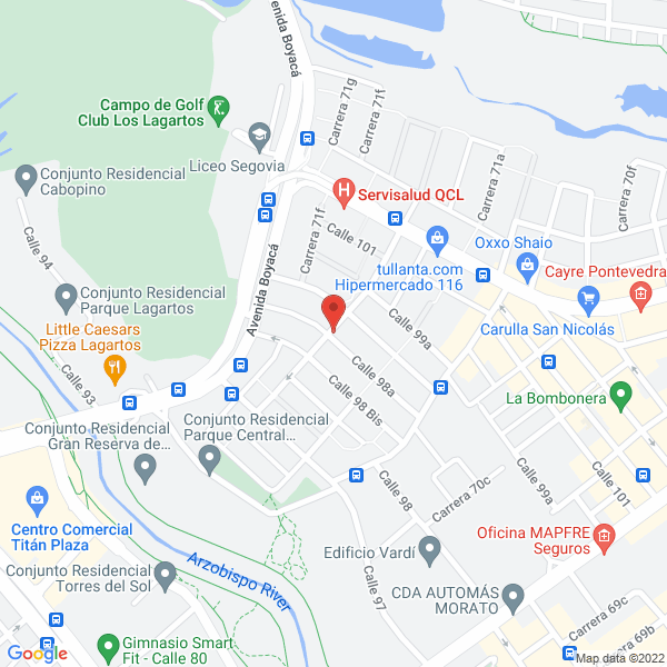 Mapa de Orbita Empresarial Ltda.