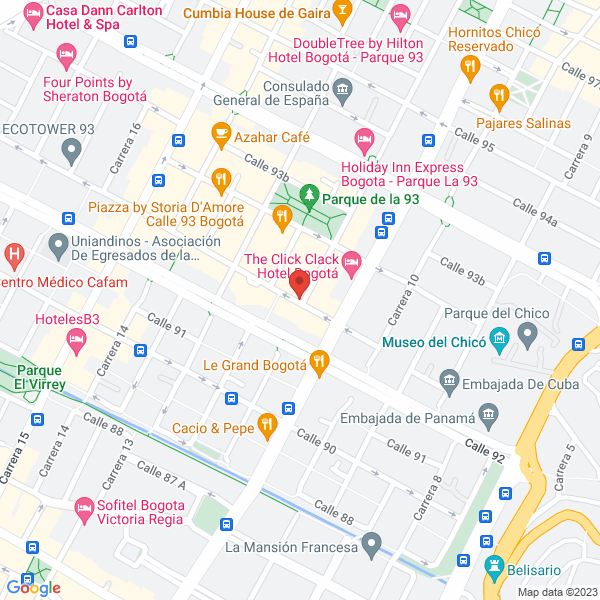 Mapa de Grupo Empresarial E Business Center S.A.S. Con Sigla E Businnes Center S.A.S.
