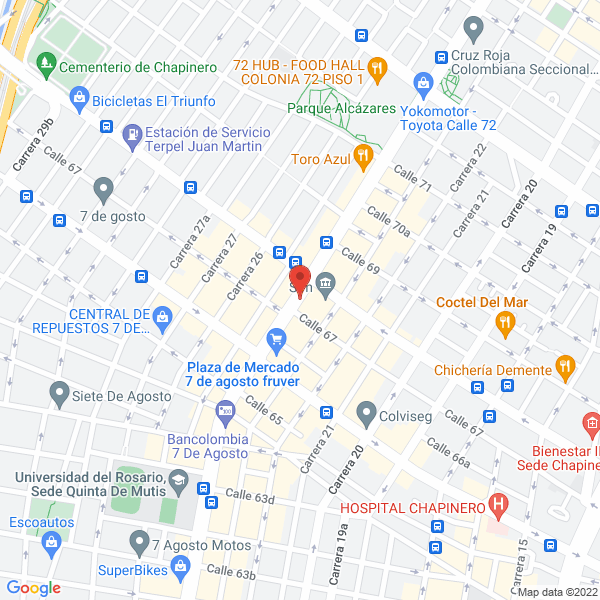 Mapa de Mazdar Ltda.