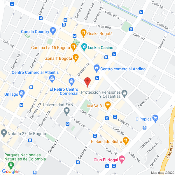 Mapa de Barreto Caicedo Y Carmeño Ltda.