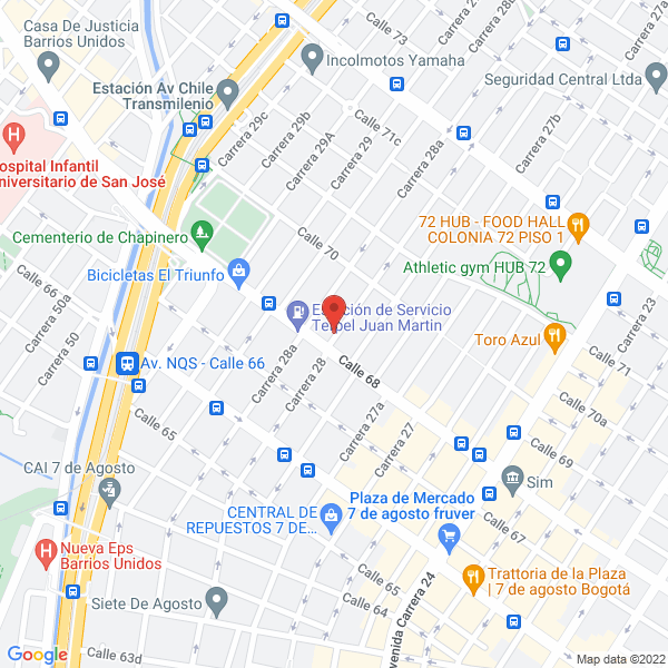 Mapa de Abclean S.A.S.