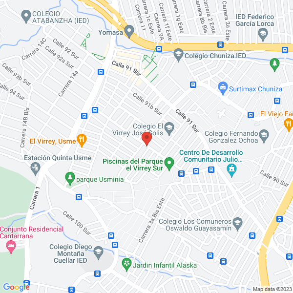 Mapa de Segundo José Chaparro Martínez