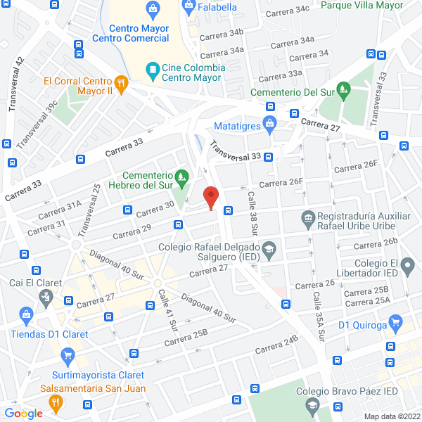 Mapa de Reencauchadora Suramerica S.A.S.