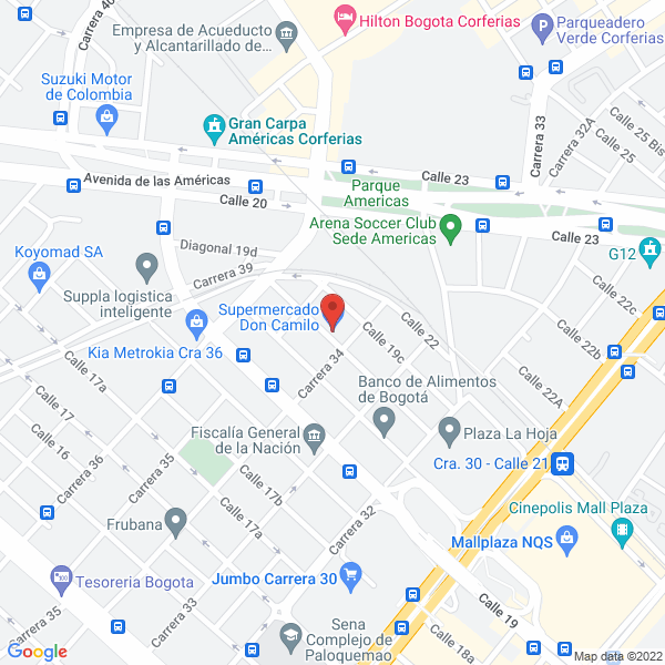 Mapa de Js Ingeniería Ltda.
