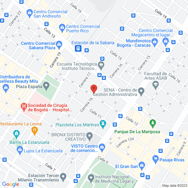 Mapa de Ferretería Accesorios Industriales