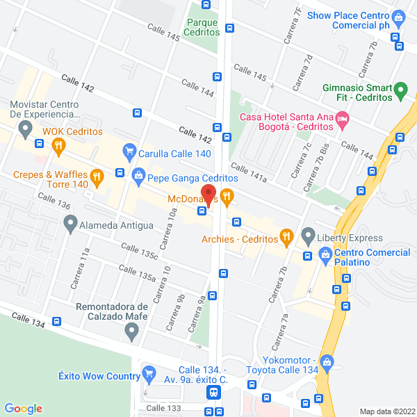 Mapa de Juglar Eventos Y Producciones S.A.S.