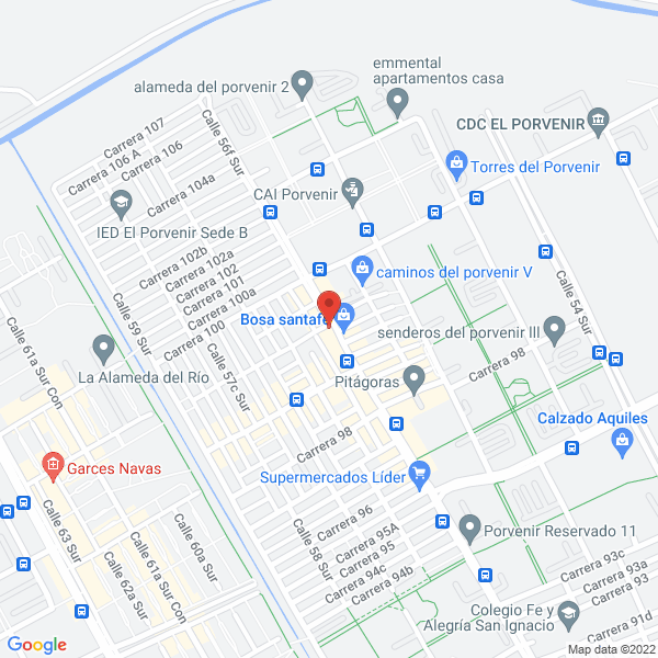 Mapa de Deposito Y Ferreteria Santa Marta