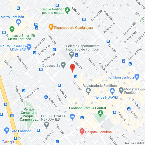 Mapa de Aislamientos Y Cielos Rasos Térmicos Aciterm Ltda.
