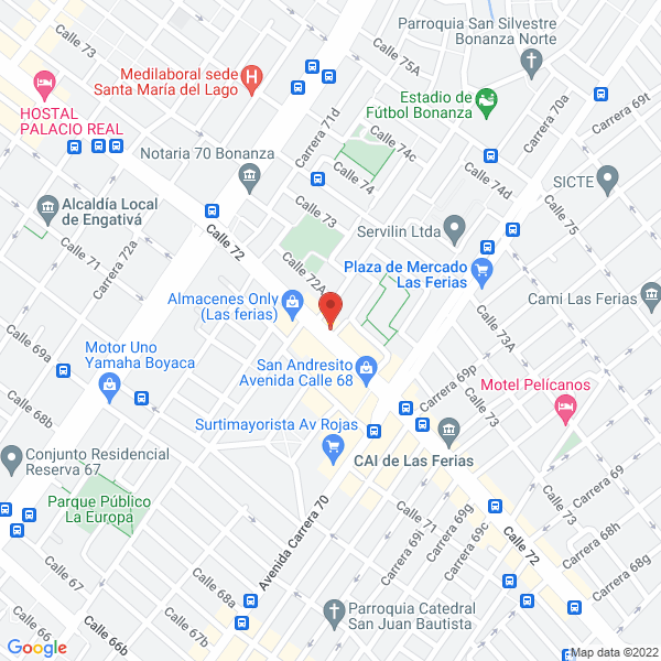 Mapa de Plásticos Bernie Ltda.