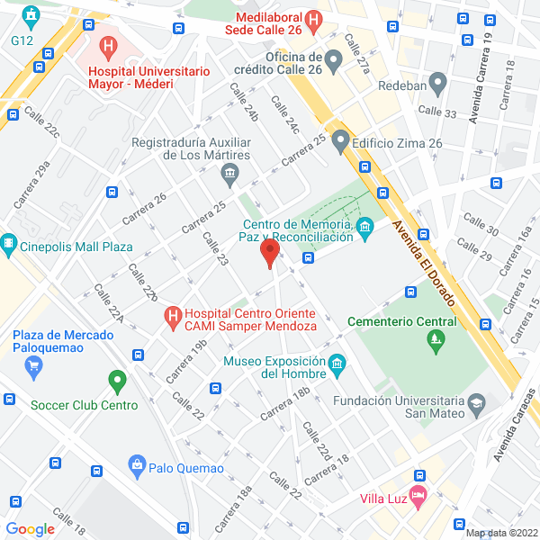 Mapa de Asesorías Y Montaje Jara Aym Ingeniería