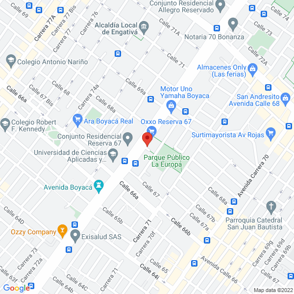 Mapa de Clínica Calima S.A.S.