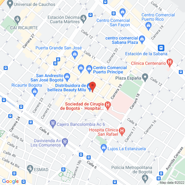 Mapa de Martín Mateus Juan Bautista
