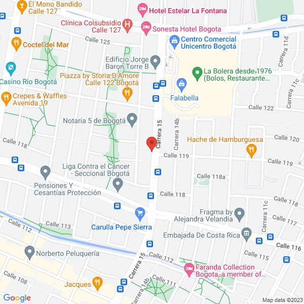 Mapa de Felisalud Agente De Medicina Prepagada Ltda.