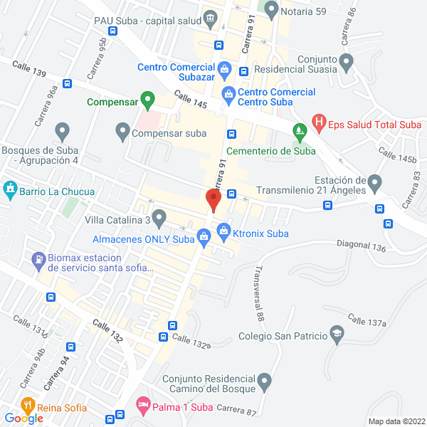 Mapa de Guillermo Arturo Latorre Parra
