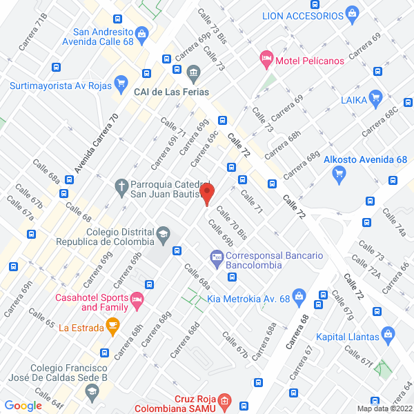 Mapa de Dotaciones Falcon S.A.S.