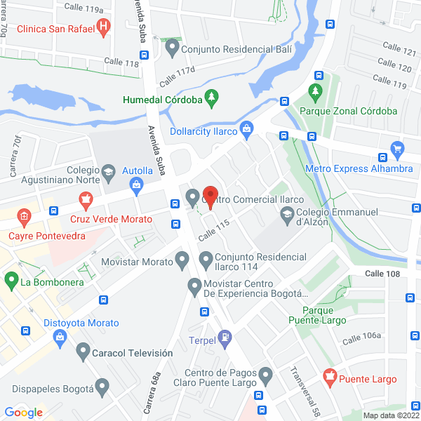 Mapa de P Y A Automation S.A.S.