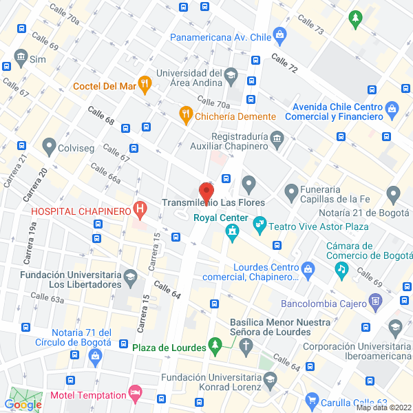 Mapa de Preservar Salud Ips