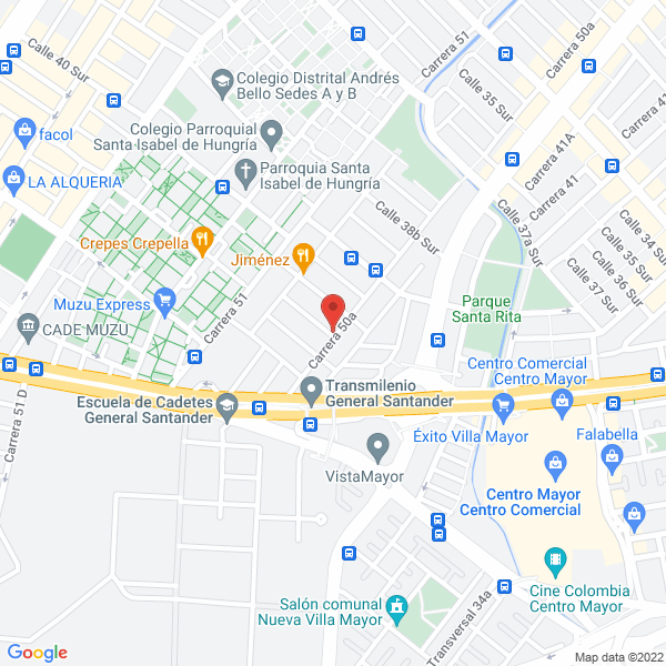 Mapa de Ingesercor Ltda.