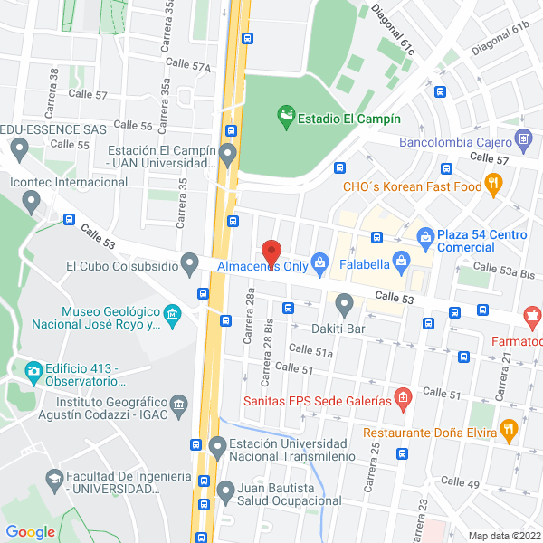 Mapa de Holl Comunicaciones Y Sistemas Ltda.