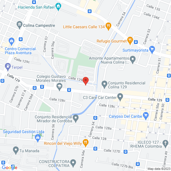 Mapa de Recreativos Boyaca S.A.
