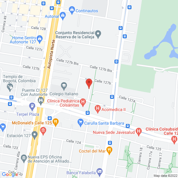 Mapa de Bahamón Jaramillo Y Asociados Ltda.