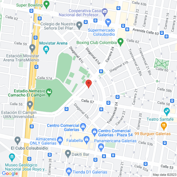 Mapa de Mercedes Buitrago