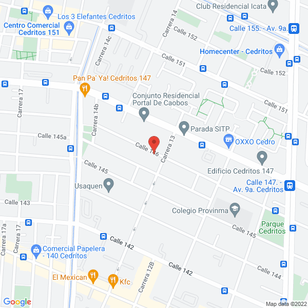Mapa de K Mel Ltda.