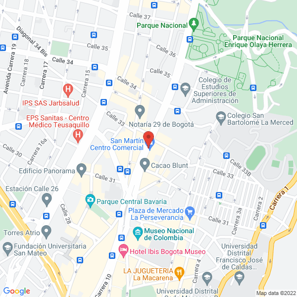 Mapa de Capof Café