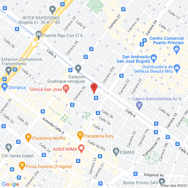 Mapa de Murillo Impresores Ltda.