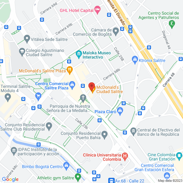 Mapa de Construccion E Ingenieria De La Sabana S.A.S