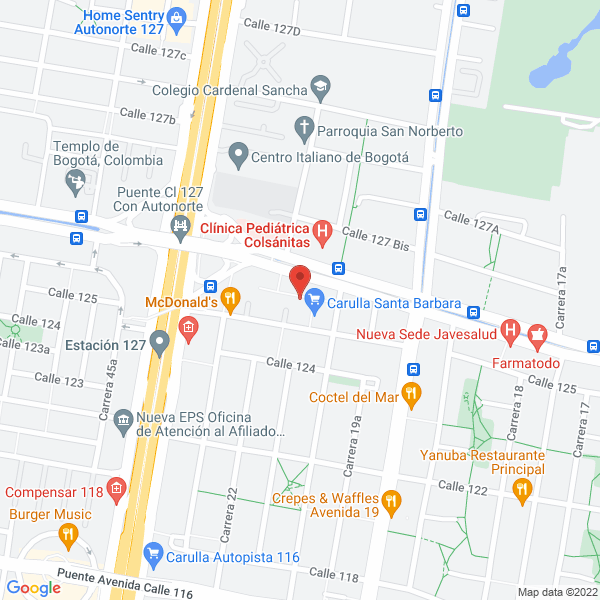 Mapa de Total Urbe Ltda