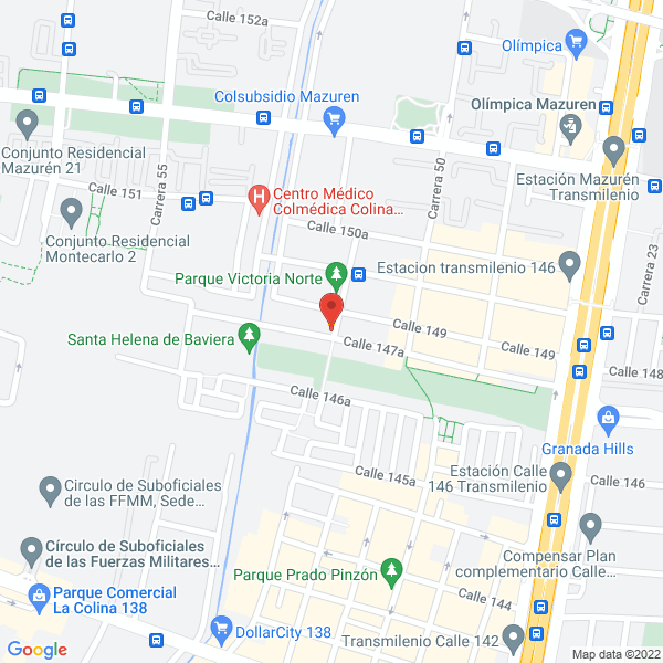 Mapa de Chiquitines Centro De Educación Inicial