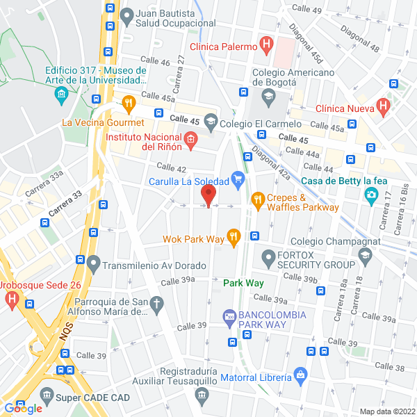 Mapa de Fastware Comunicaciones Ltda.