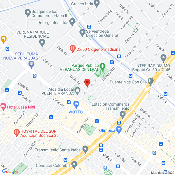 Mapa de Yunda Calderón Edgar