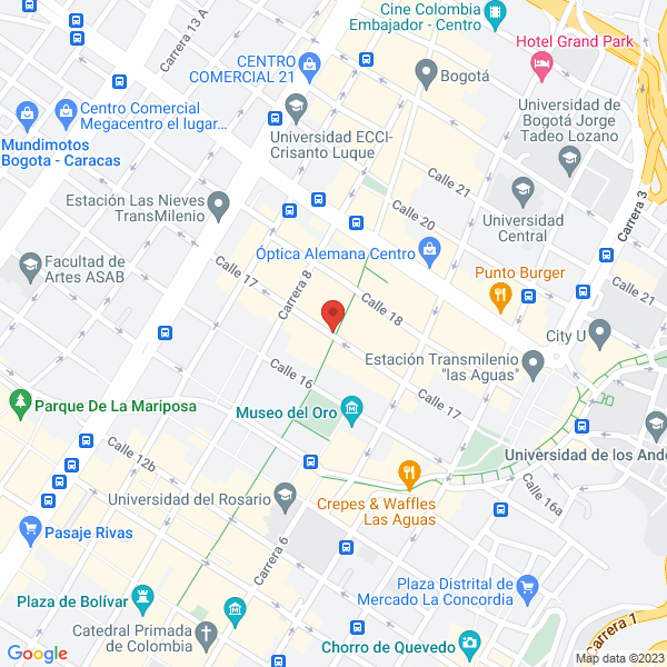 Mapa de Imexsa Impor S.A.S