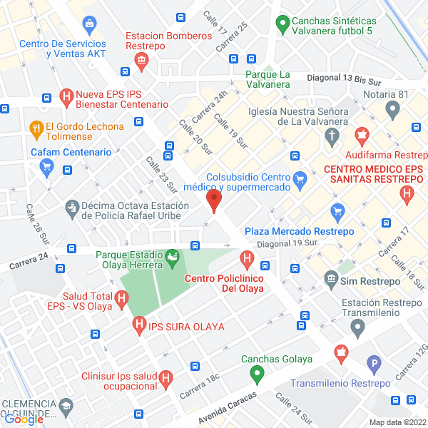 Mapa de Ofidiseños Ltda.