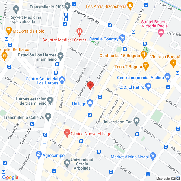 Mapa de Intelligent Design For Enterprise Applications Corporation Colombia Ltda I D E A Co Colombia En Liquidacion