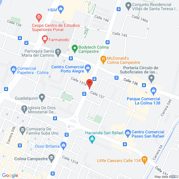Mapa de Oscar Bernaus