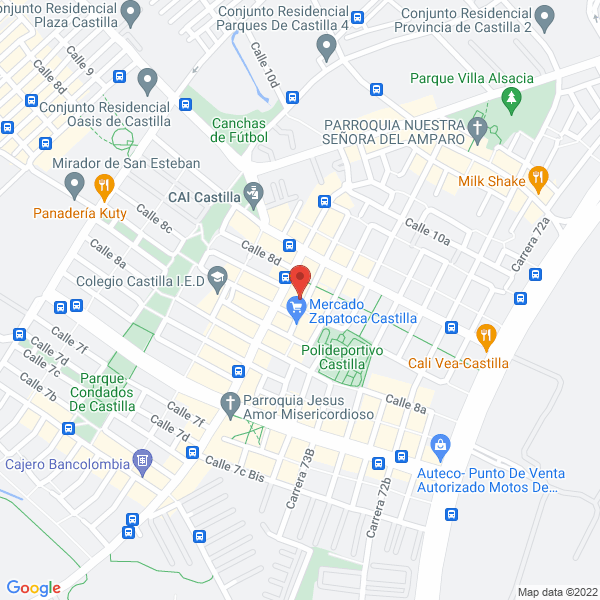 Mapa de Auto Servicio Rivera
