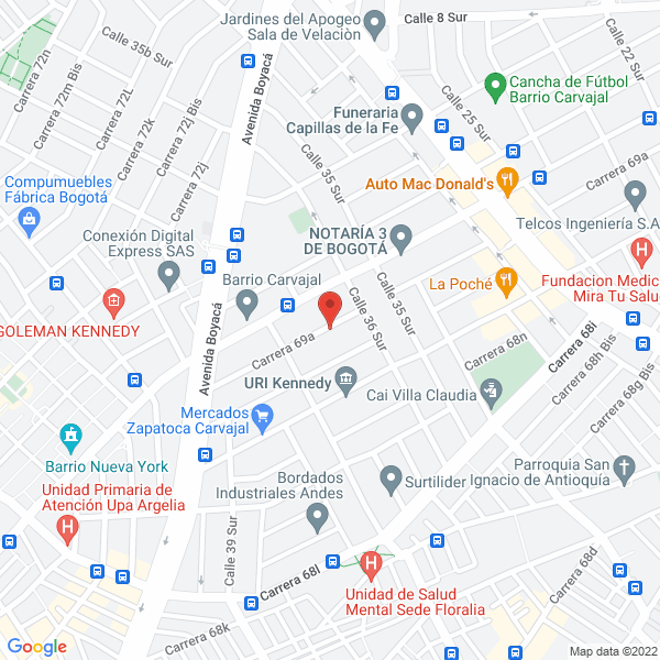 Mapa de Icoprom Ltda