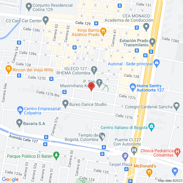 Mapa de Pcdf Promotora De Proyectos S.A.