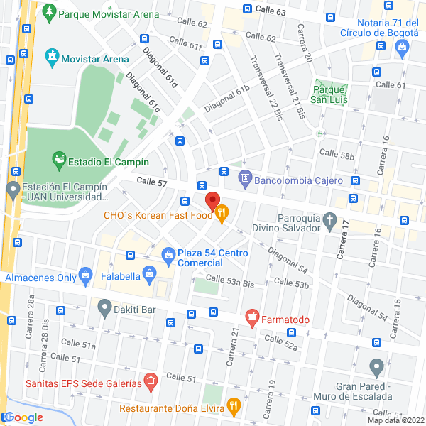Mapa de Corpomundi