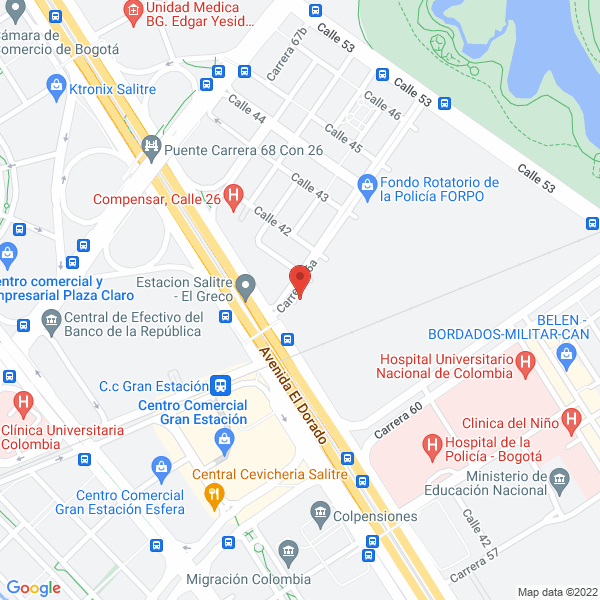 Mapa de Bejarano Amaya Elver Hernando
