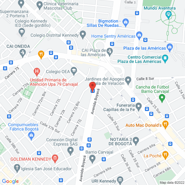 Mapa de Suymand S.A.S.