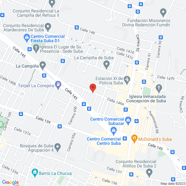 Mapa de Estética De Colombia