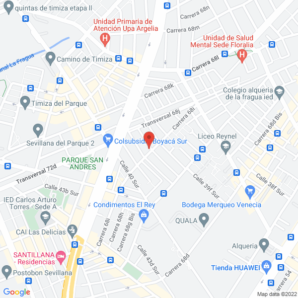 Mapa de Realiance Colombia Ltda.