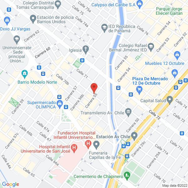 Mapa de Amplificación Profesional Ltda. Ruffo Sánchez