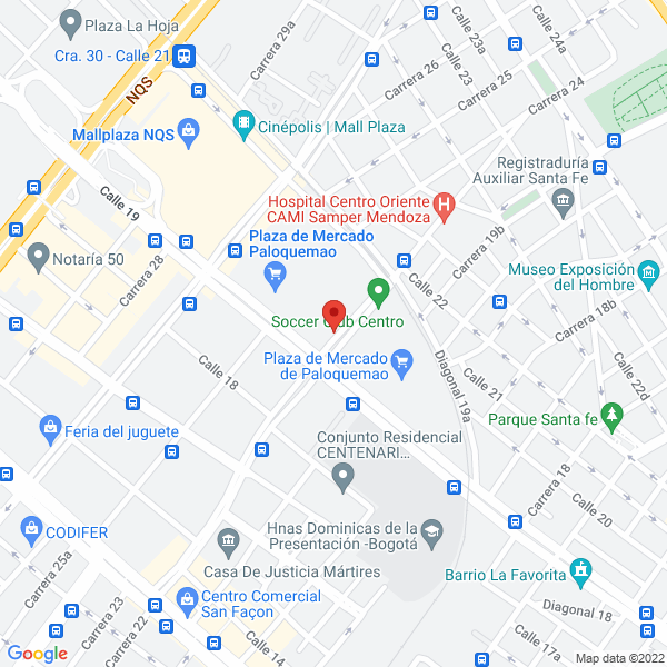 Mapa de Ferrexpress S.A.