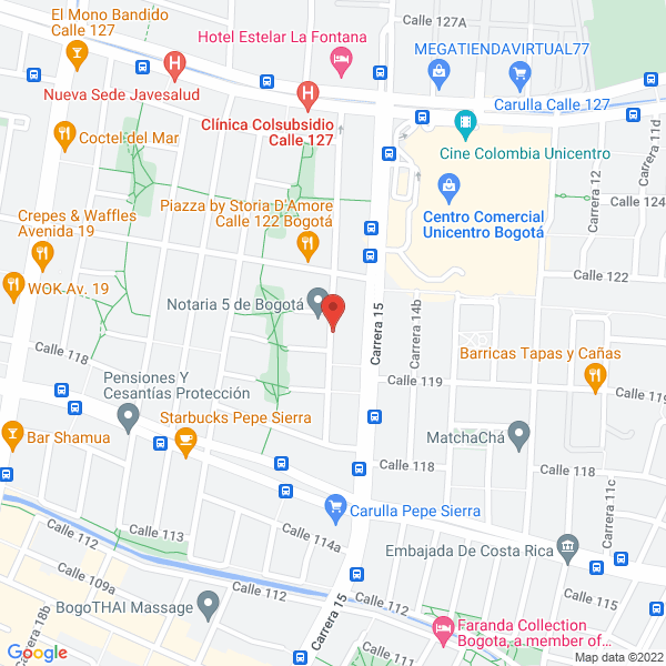 Mapa de Sidif Ltda