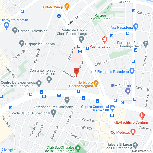 Mapa de Atm Inmobiliaria Ltda